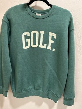 GOLF. Green Crewneck Sweatshirt